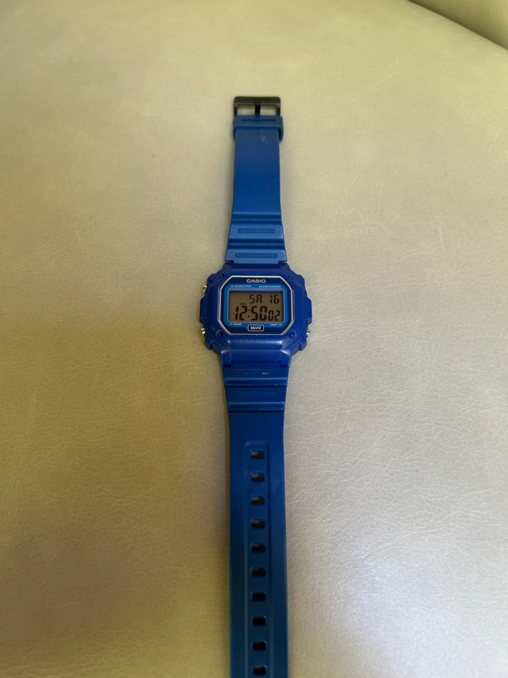 Casio F108WH-2A Blue Digital Resin Strap Watch